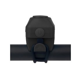   Fekete elektromos kerékpár csengő városi és túra használatra