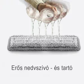   2 db Mikroszálas Pótszivacs Tisztításhoz és Portörléshez