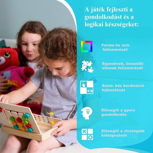 Logikai Fejlesztő Oktató Játék Gyerekeknek - Kognitív Készségfejlesztésre és Szórakoztató Tanulásra