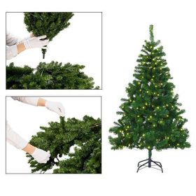   Nordmann műfenyő 150 cm, 415 ág - élethű karácsonyi dekoráció