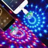 Mini RGB Disco Gömb USB Csatlakozással - Hordozható Fényhatások Partyhoz és Rendezvényekhez