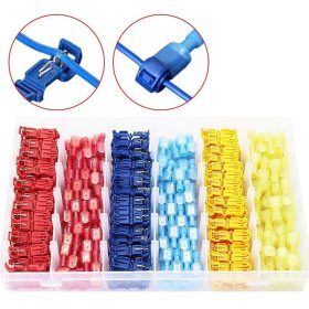   120 darabos Elektromos Kábel Gyors Csatlakozó Készlet Szereléshez és Javításhoz