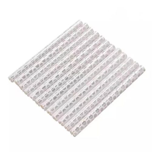 Kerékpár küllő dísz, Fényvisszaverő rúd biciklire, biztonsági kiegészítő (12 db, fehér)