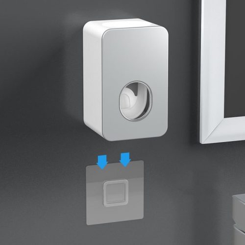 Falra szerelhető automata fogkrémadagoló higiénikus és kényelmes használatra