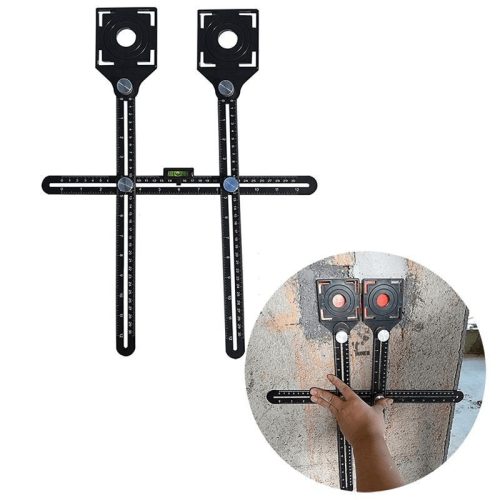 Univerzális vonalzó sablon precíziós méréshez és tervezéshez