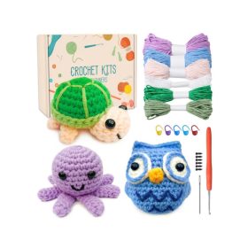   Kezdő horgolókészlet - Teljes körű eszközcsomag kezdő horgolóknak