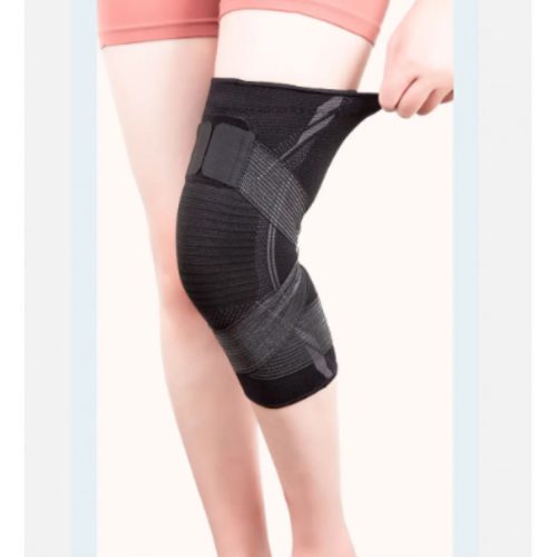 Rugalmas kompressziós térdtámasztó S méret - Térdfájdalom csökkentésére és sportoláshoz