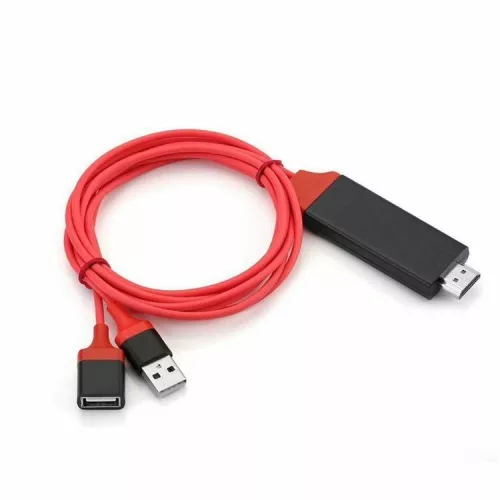 HDMI – USB átalakító kábel, kompatibilis telefon csatlakoztatásához HDMI eszközökhöz