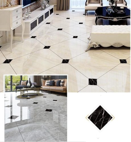 Csempematrica, járólap matrica A minta - Dekoratív és vízálló burkolatfelújító öntapadós fólia