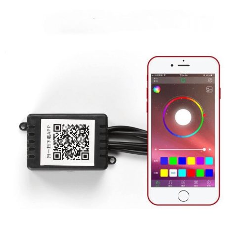 Autós beltéri LED világítás (APP vezérléssel, hangulatfény autókhoz)