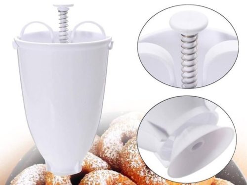 Fánk készítő és adagoló eszköz otthoni sütéshez