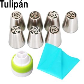   Sütemény Díszítő Készlet Habzsákkal és Cserélhető Csövekkel - Kreatív Tortadíszítéshez
