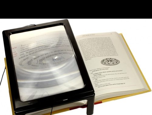 Nagyítós LED Olvasólámpa - Praktikus Segédeszköz Olvasáshoz és Apróbetűs Szövegekhez