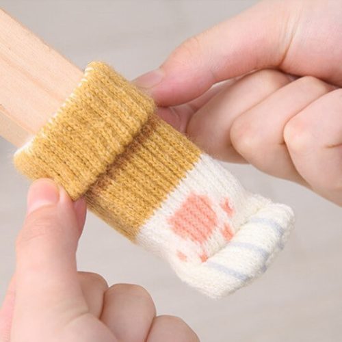 Székláb védő zokni cica tappancs mintával (4 db)