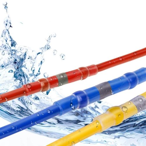 Hőre zsugorodó hüvely ónnal, elektromos kábelcsatlakozáshoz (100db)