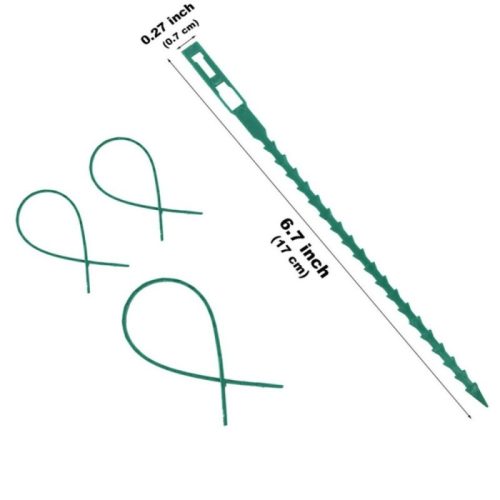 Állítható Növénykötöző Szett (100 db) - Kertészeti Rögzítő Eszközök Növényekhez