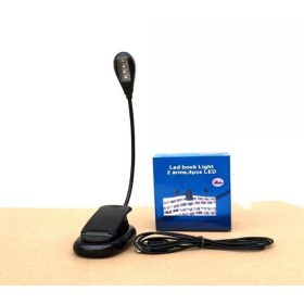   Csiptethető LED olvasólámpa energiatakarékos világításhoz