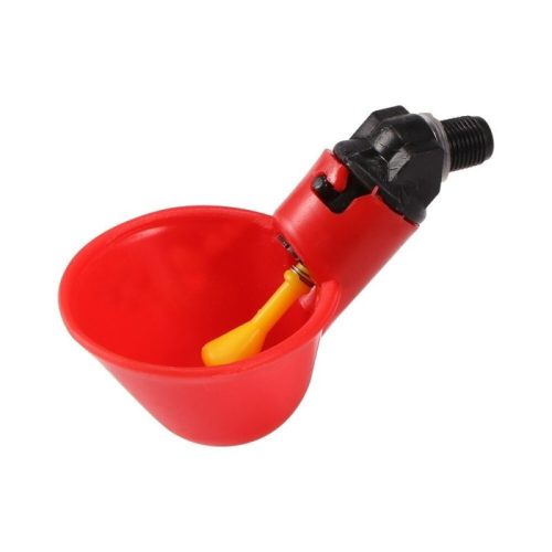 10 db-os baromfi itatótál készlet, praktikus madáritató edény szett háztáji használatra