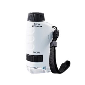   Zsebmikroszkóp 120X-os Nagyítással - Hordozható Nagyító Eszköz Részletes Megfigyeléshez