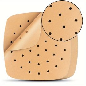   50 db-os Air Fryer Sütőpapír – Egészséges Olajmentes Sütéshez