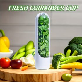   Frissentartó tároló edény zöldségek és fűszernövények hosszabb frissességéért