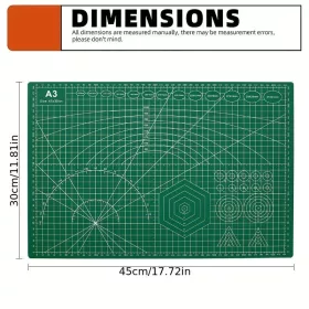   A3-as Öngyógyító Vágólap és Vágó Alátét Kreatív Projektekhez