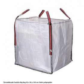   Törmelékzsák Fun&Go Big Bag 90 x 90 x 100 cm Fehér polipropilén építkezési hulladékhoz