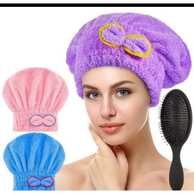   Gyorsan száradó hajszárító törölköző sapka fürdés után