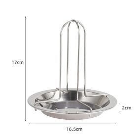  Rozsdamentes acél csirkesütő állvány grillezéshez és sütéshez