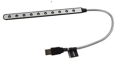 Esperanza Sirius USB notebook lámpa - 10 LED, hordozható világítás laptophoz