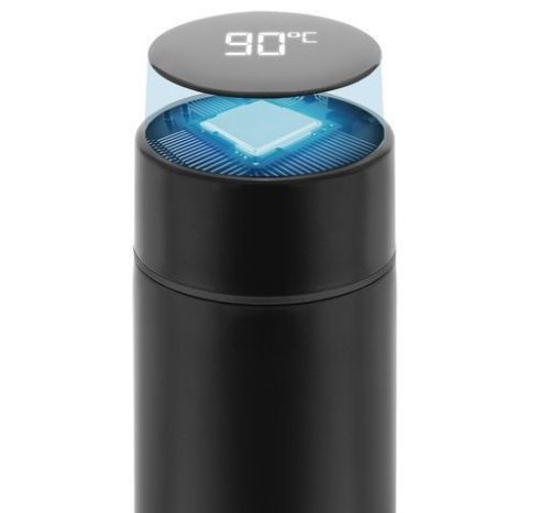Termosz LED hőmérséklet kijelzővel, italok hőtartására