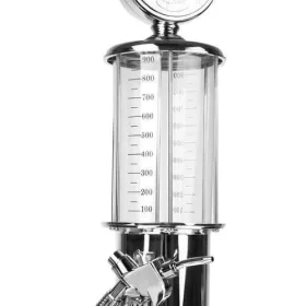   Retro Benzinpumpa Italadagoló - 1 Literes Italdispenser Vintage Stílusban