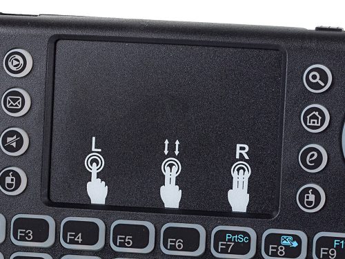 Vezeték nélküli mini billentyűzet USB stick csatlakozással, kompakt és hordozható kialakítással