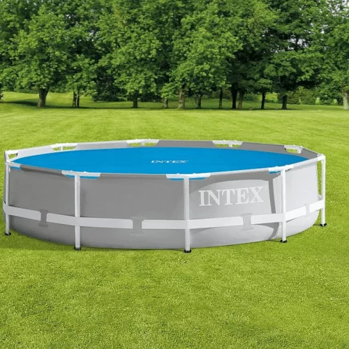 Intex - Kerek, vízhatlan medencefedő 2,44 m méretben, kültéri medencékhez