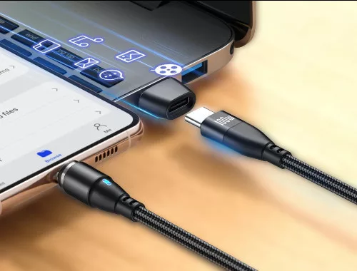 USB-C OTG Átalakító Adapter Adatátvitelhez és Eszközök Csatlakoztatásához