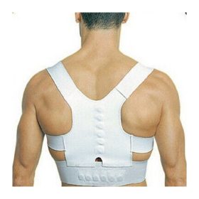   Mágneses testtartásjavító hátgerinc-támasz és vállkiegyenesítő eszköz