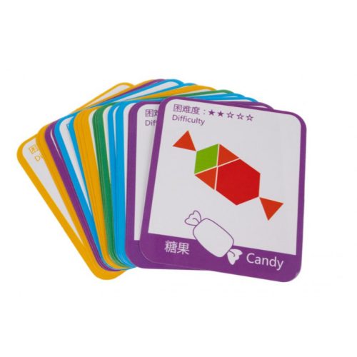 Oktatási puzzle - Geometriai figurák fejlesztő játék gyerekeknek