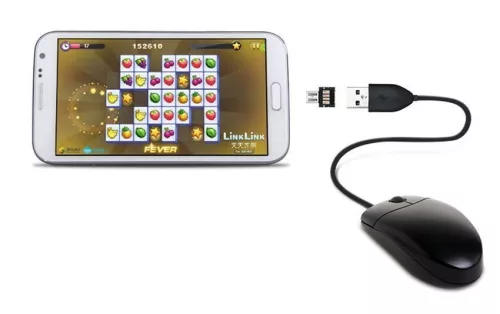 USB OTG adapter Android okostelefonok és táblagépek csatlakoztatásához