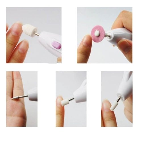 Műköröm csiszoló gép, manikűr és pedikűr készlet professzionális körömápoláshoz