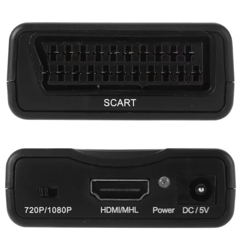 SCART HDMI Átalakító Adapter - Analóg-Digitális Jelátalakítás TV-hez és Monitorhoz