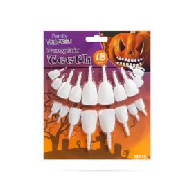   Halloween-i töklámpás dekorációs fogkészlet - 18 fog / csomag