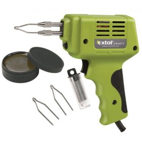   EXTOL CRAFT nagy teljesítményű forrasztópisztoly kofferben, 230V~50 Hz, 175W