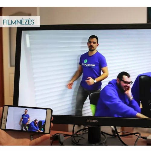 TV okosító adapter, TV okosító stick - HDMI csatlakozással, streaming támogatással