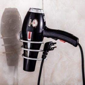   Hajszárító tartó falra szerelhető praktikus tárolómegoldás