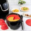 Szilikon sütőedény Air Fryer-hez, hőálló, tapadásmentes, 16 cm átmérőjű