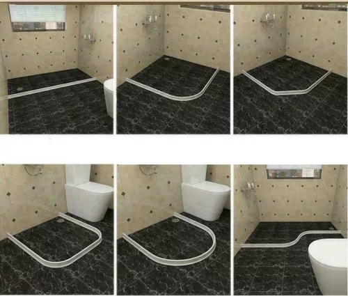 Víz visszatartó szalag 80 cm - fürdőszobai és konyhai használatra, vízszivárgás elleni védelemhez