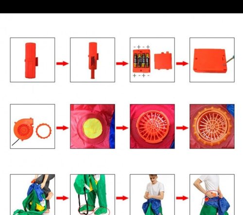Felfújható Gyermek Jelmez - Kényelmes és Látványos Játékra vagy Farsangra