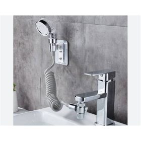   Csapra szerelhető vízcsap hosszabbító tömlő fürdőszobai és konyhai használatra