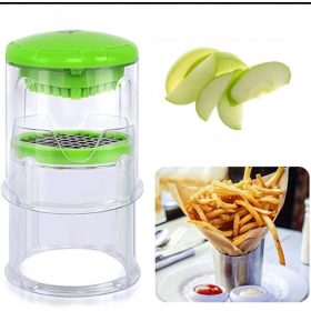   Zöldség- és gyümölcshasáb készítő szeletelő eszköz konyhai használatra
