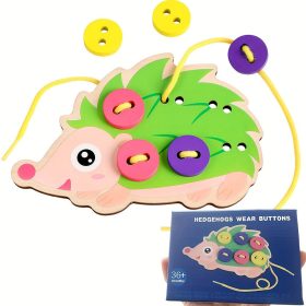   Sünis fűzőtábla - Fűzős cipőfűző játék a finommotorikai készségek fejlesztésére